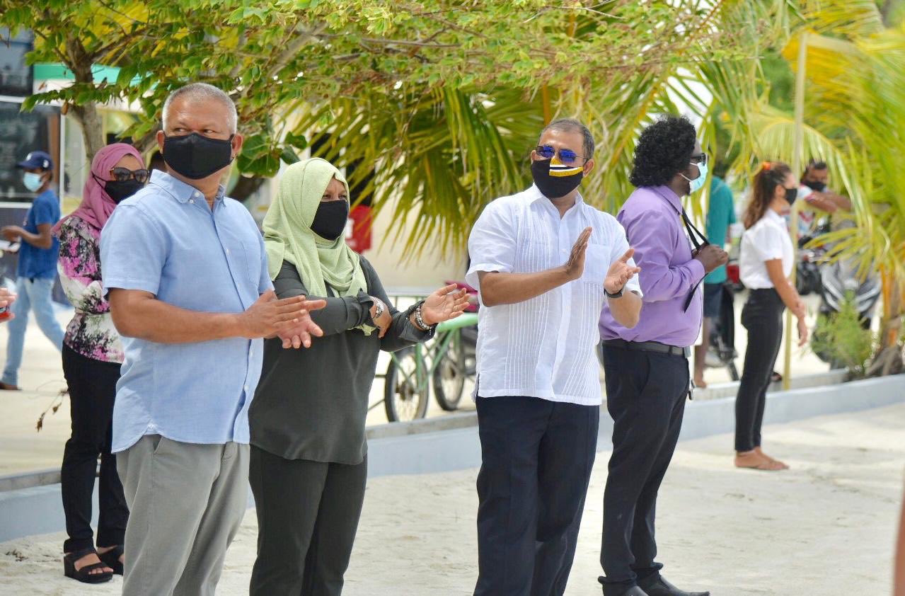 މާފުށީގައި ގެސްޓް ހުޅުވުމުގެ ރަސްމިއްޔާތުގައި މިނިސްޓަރު ޑރ.މައުސޫމް ބައިވެރިވަޑައިގަންނަވަނީ