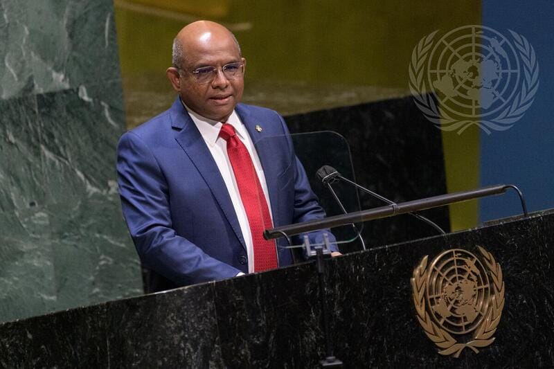 The President of the UN General Assembly, H.E. Abdulla Shahid