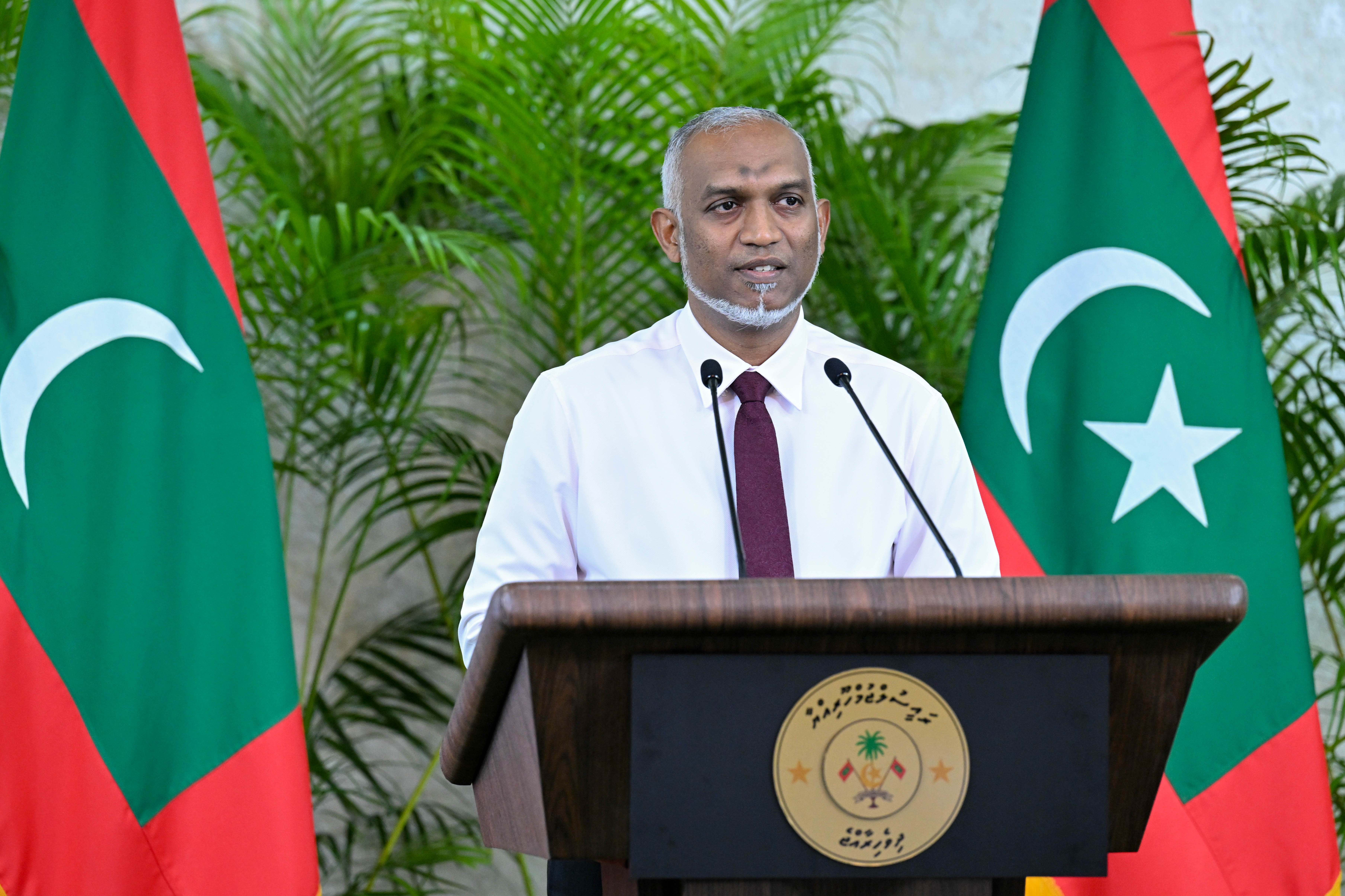President Muizzu condemns Israeli attacks on Gaza, calls for immediate International action