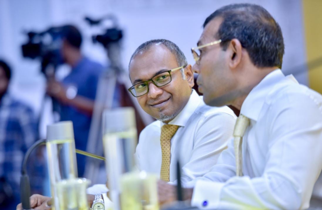 ރައީސް ނަޝީދާއި ހަސަން ލަތީފް / ފޮޓޯ: އަވަސް