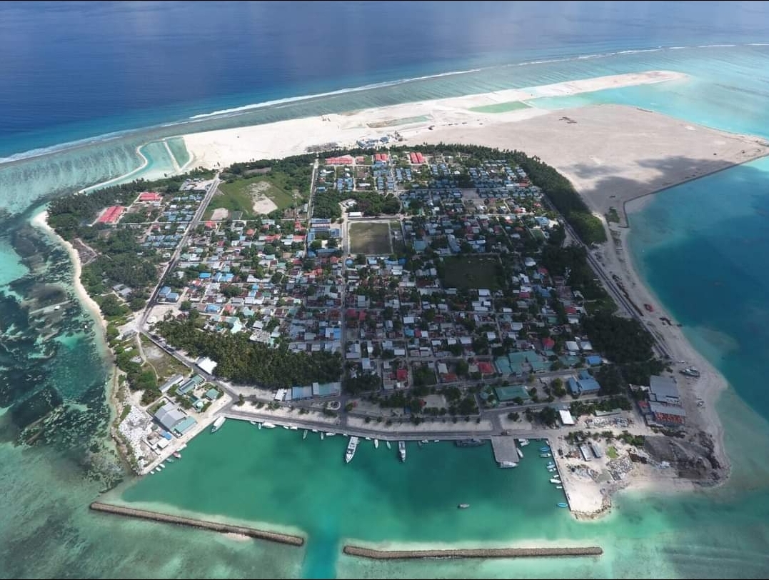 Dhaalu Atoll Kudahuvadhoo island.