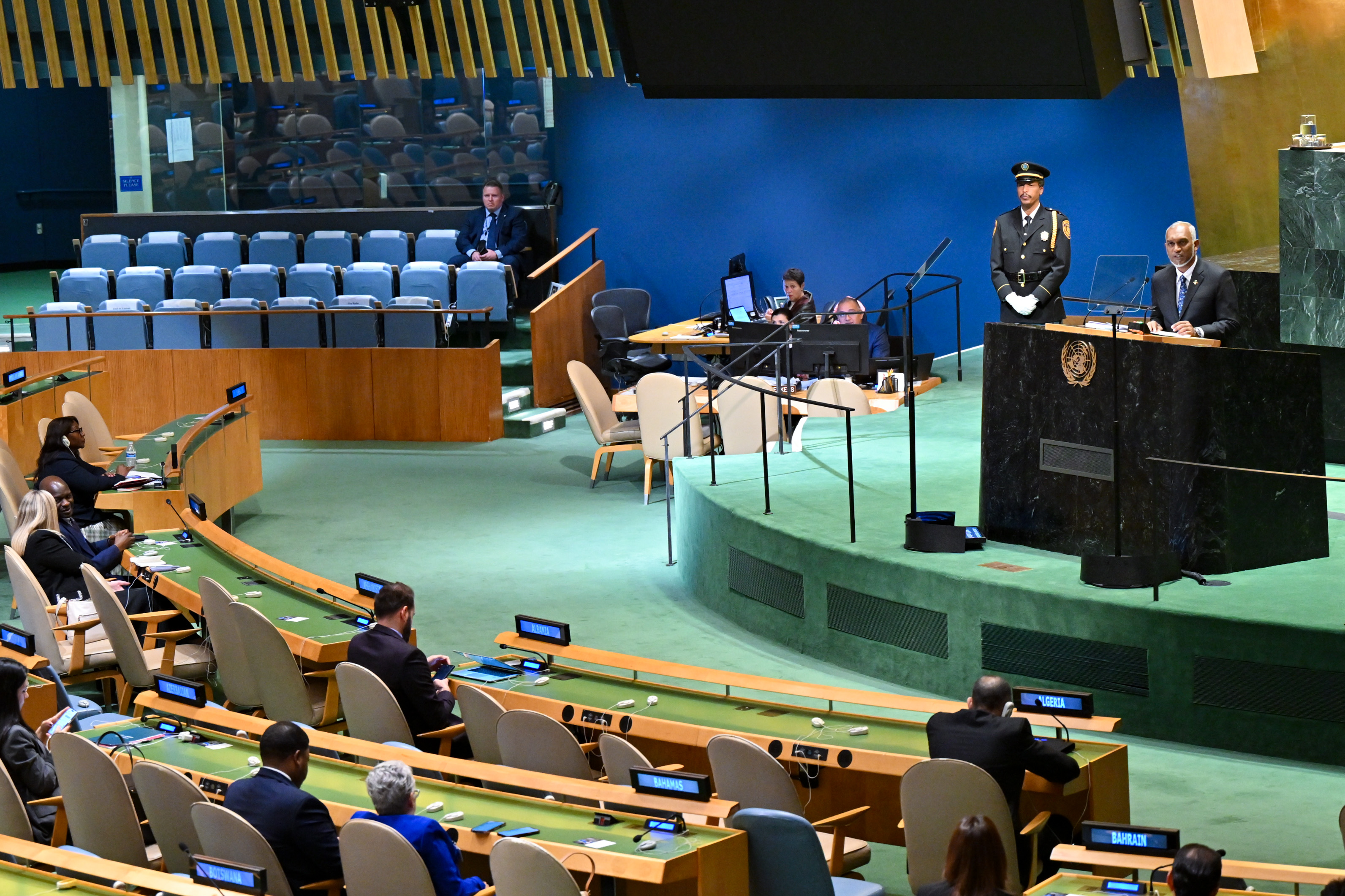 President Dr Muizzu at the General Debate at the 79th session of the UNGA