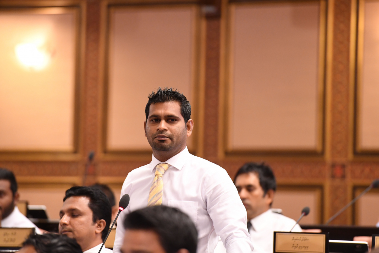 Parliament member for Thoddoo, Mr. Ahmed Shiyan.