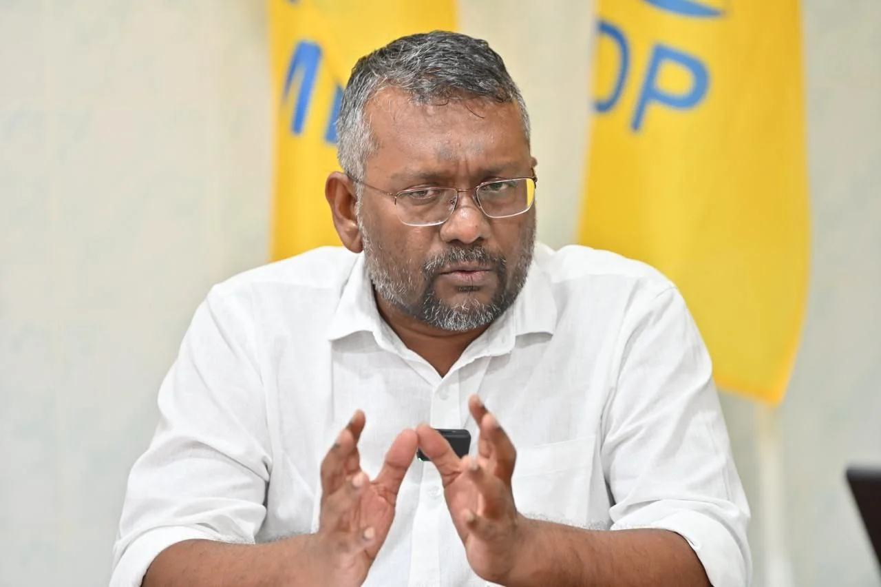 Maldivian Democratic Party (MDP) Chairman Fayyaz Ismail