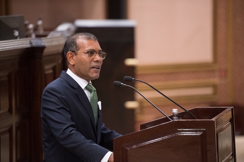The Parliament speaker Mr. Mohamed Nasheed