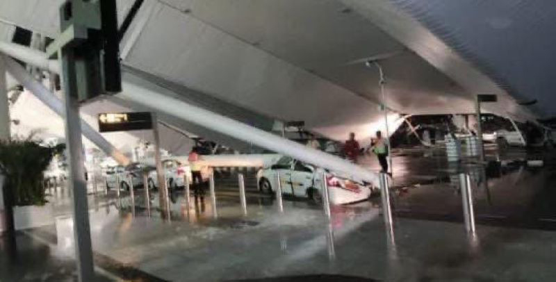 Roof collapse at New Delhi Airport amid heavy rains leaves one dead, six injured