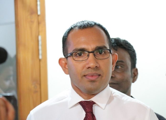 Minister of Communication, Technology and Science, Mohamed Maleeh Jamal.