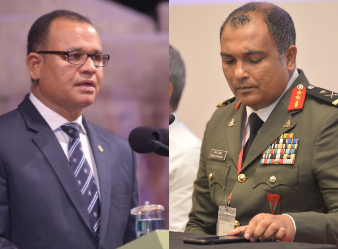 ޖެނެރަލް ޝަމާލް ސިޔާސީ ކަންކަމުގައި އުޅުއްވަން ބޭނުންނަމަ މަގާމުން އިސްތިއުފާދެއްވާ: އާދަމް ޝަރީފް