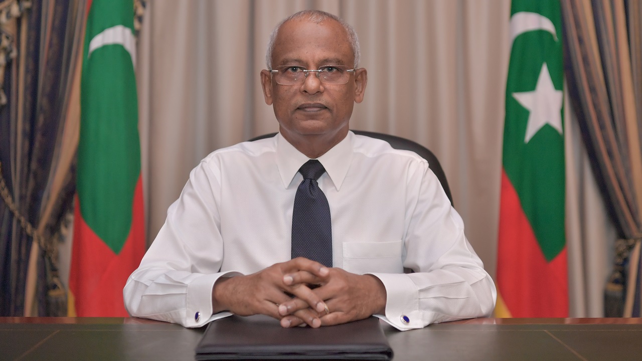 President Ibrahim Mohamed Solih.