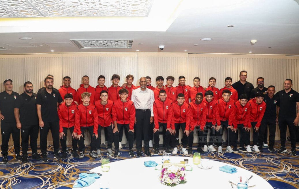 ފަލަސްތީނުގެ 17 އަހަރުން ދަށުގެ ފުޓްބޯޅަ ޓީމާ ރައީސް ބައްދަލުކުރައްވައިފި