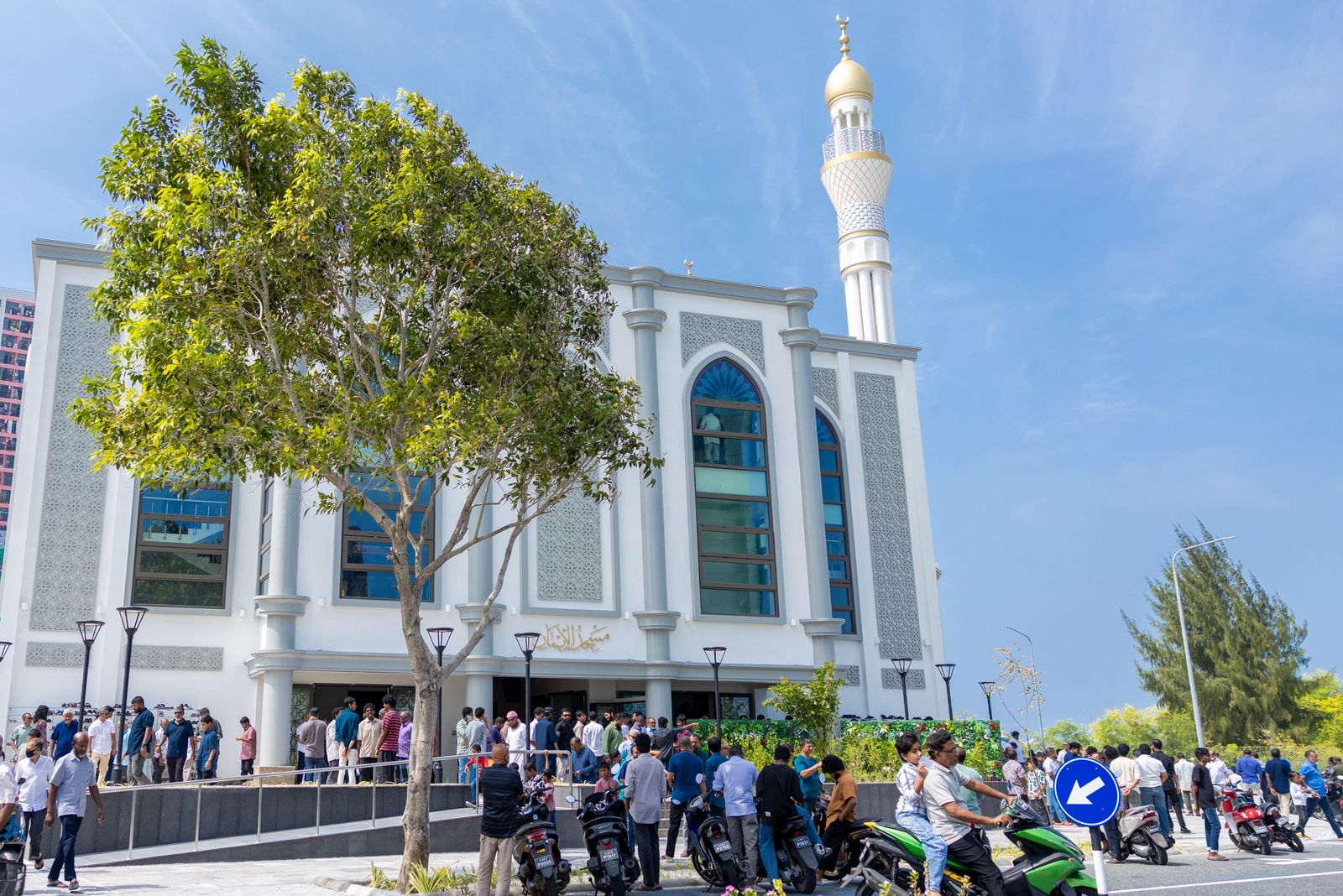 ހުޅުމާލެ ފޭސް ދޭއްގައި އަލަށް އިމާރާތްކުރި މަސްޖިދުލްއީމާން ހުޅުވައިފި