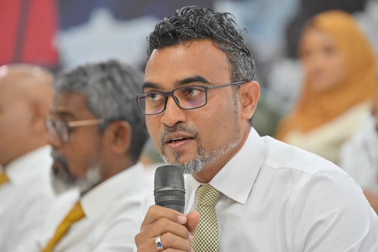 MDP Parliamentary Group Leader and MP for South Hithadhoo, Ibrahim Nazil