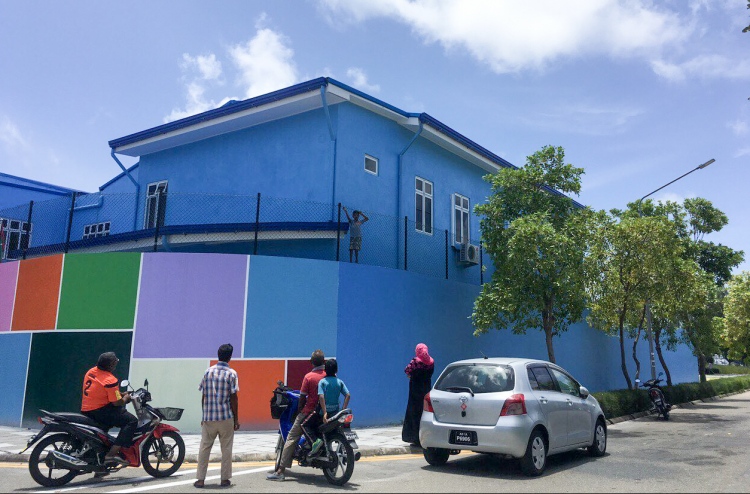 Government shelter for children in Villingili