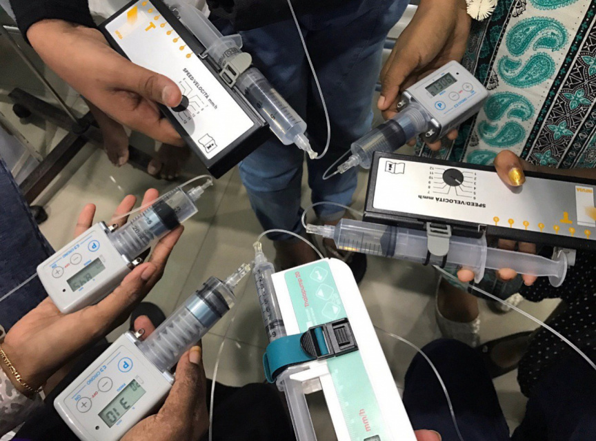 Desferal injection.