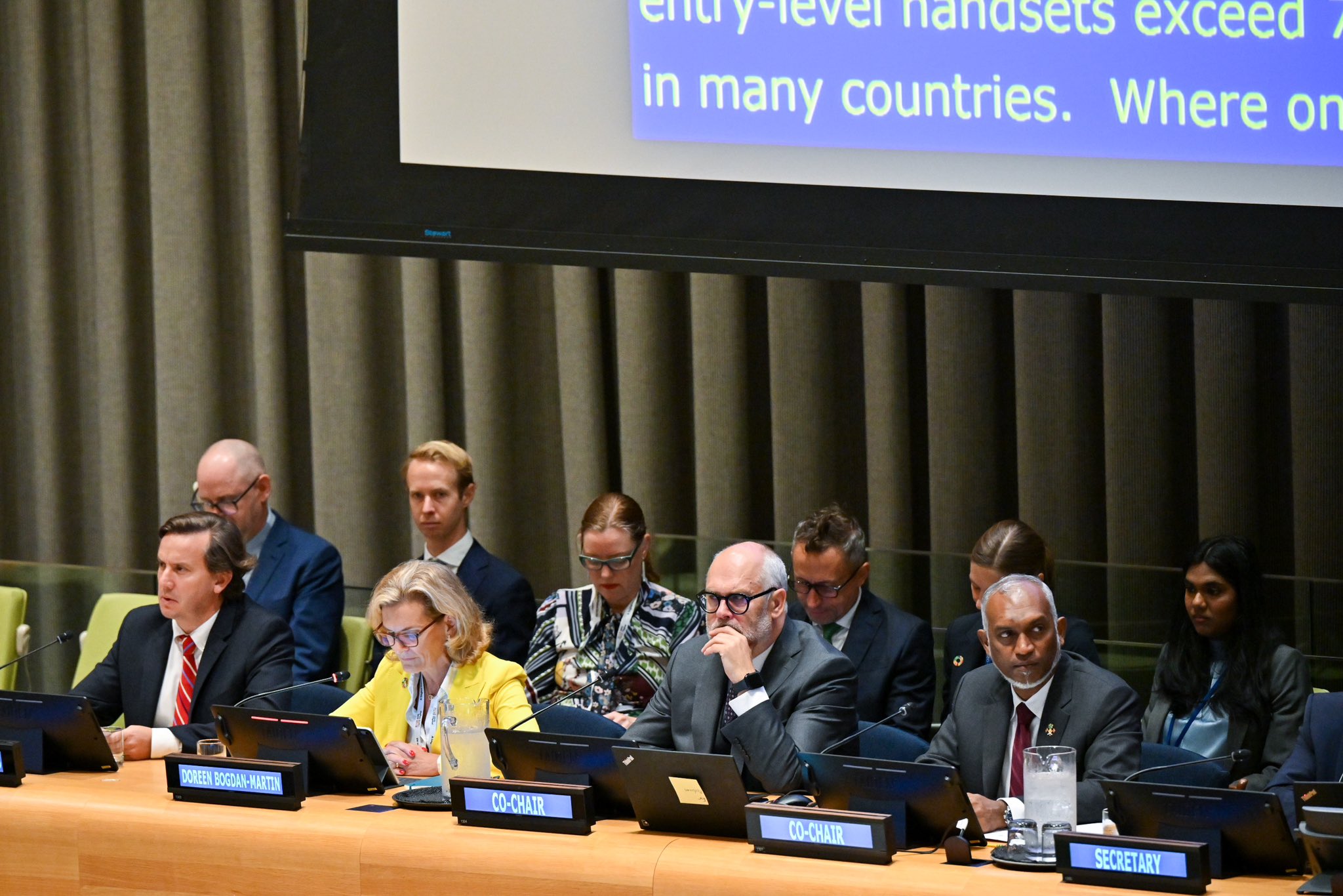 President Dr. Mohamed Muizzu co-chaired the interactive dialogue of the UN Summit of the Future titled "Towards a Common Digital Future"