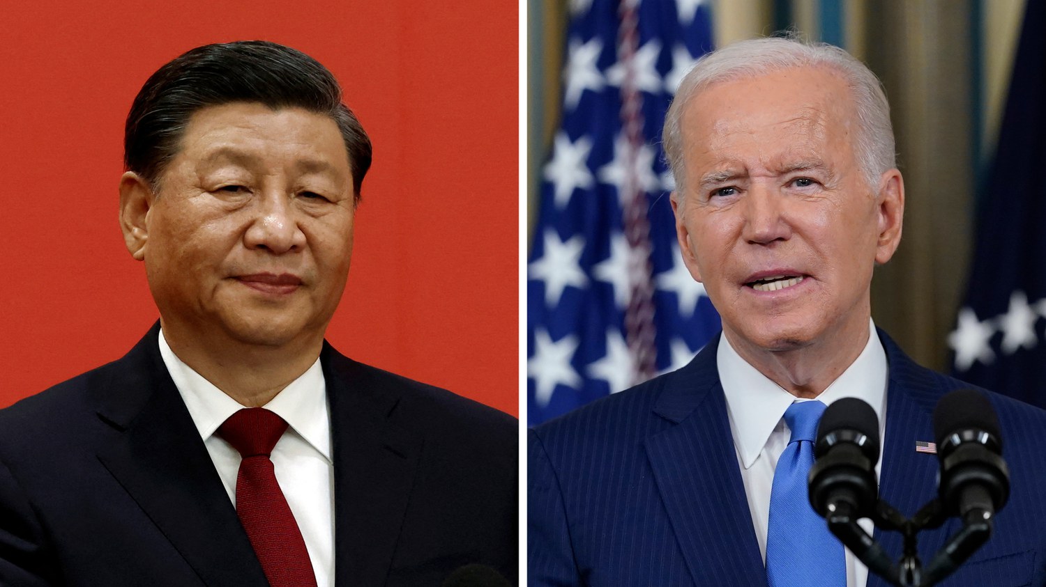 President Joe Biden and Chinese leader Xi Jinping.