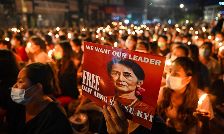 Myanmar has been in turmoil since a Feb. 1 coup against elected government led to widespread protests.