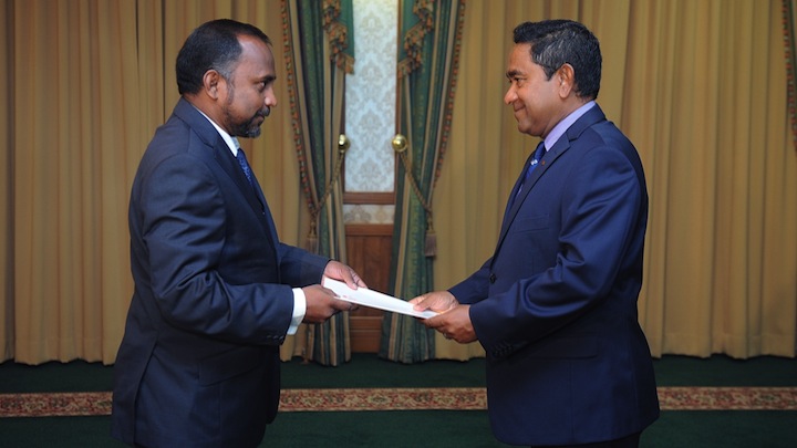 Former President Yameen and Former Islamic Minister Dr. Ziyad