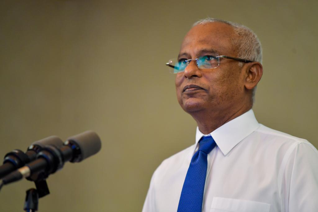 President Ibrahim Mohamed Solih.