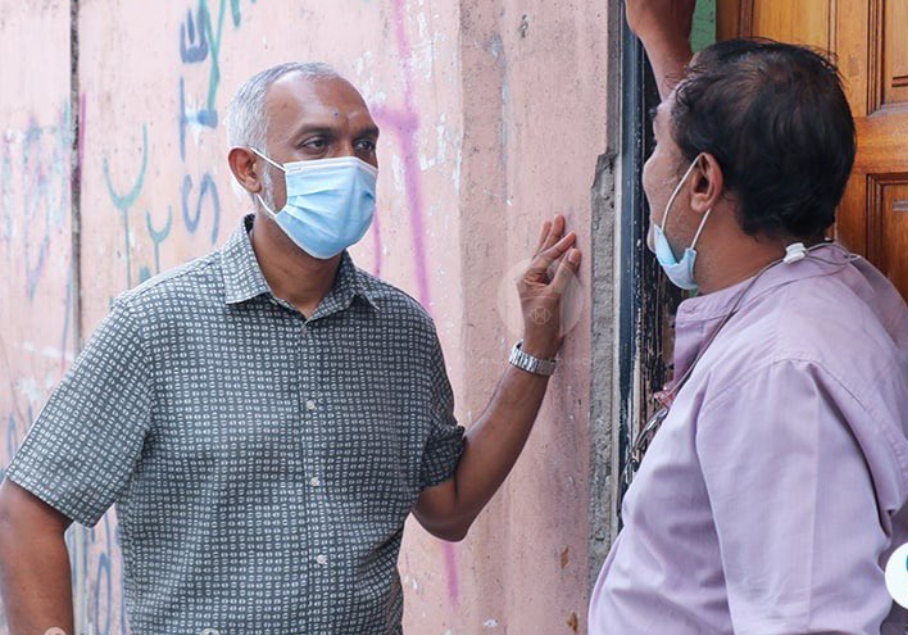 މާލޭގެ ރައްޔިތުންގެ ޙާލު ބެއްލެވުމަށް މޭޔަރު ގޭގެއަށް