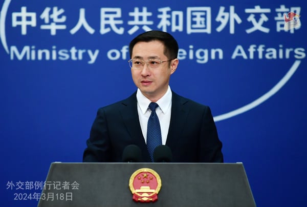 Chinese Foreign ministry spokesman Lin Jian