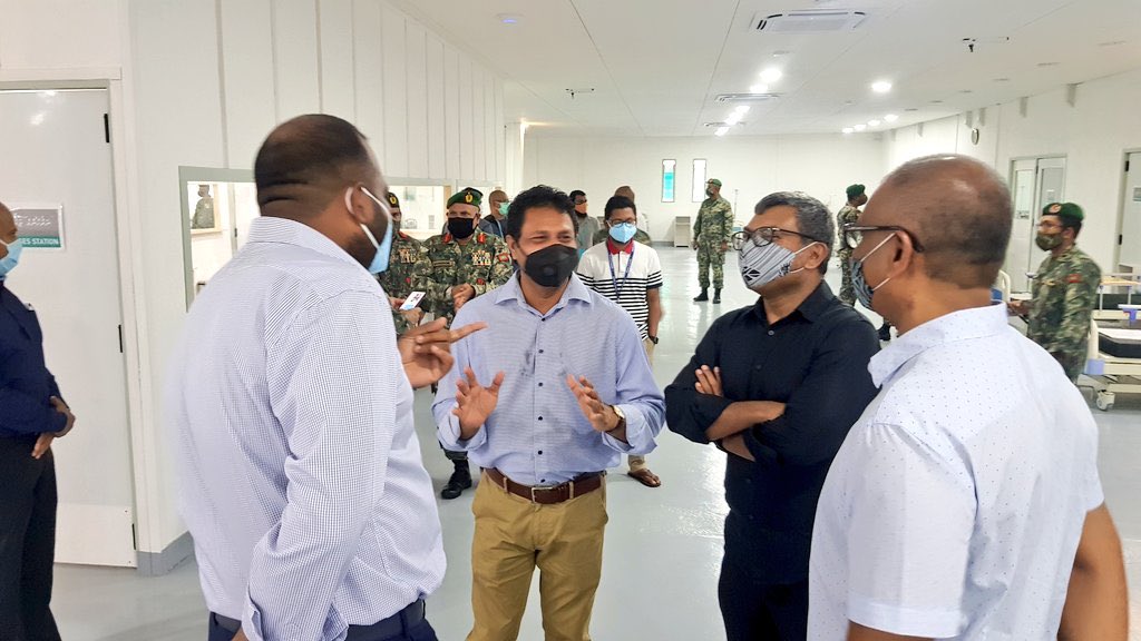 ހުޅުމާލޭގައި ގާއިމްކޮށްފައިވާ ކޮވިޑް ފެސިލިޓީ