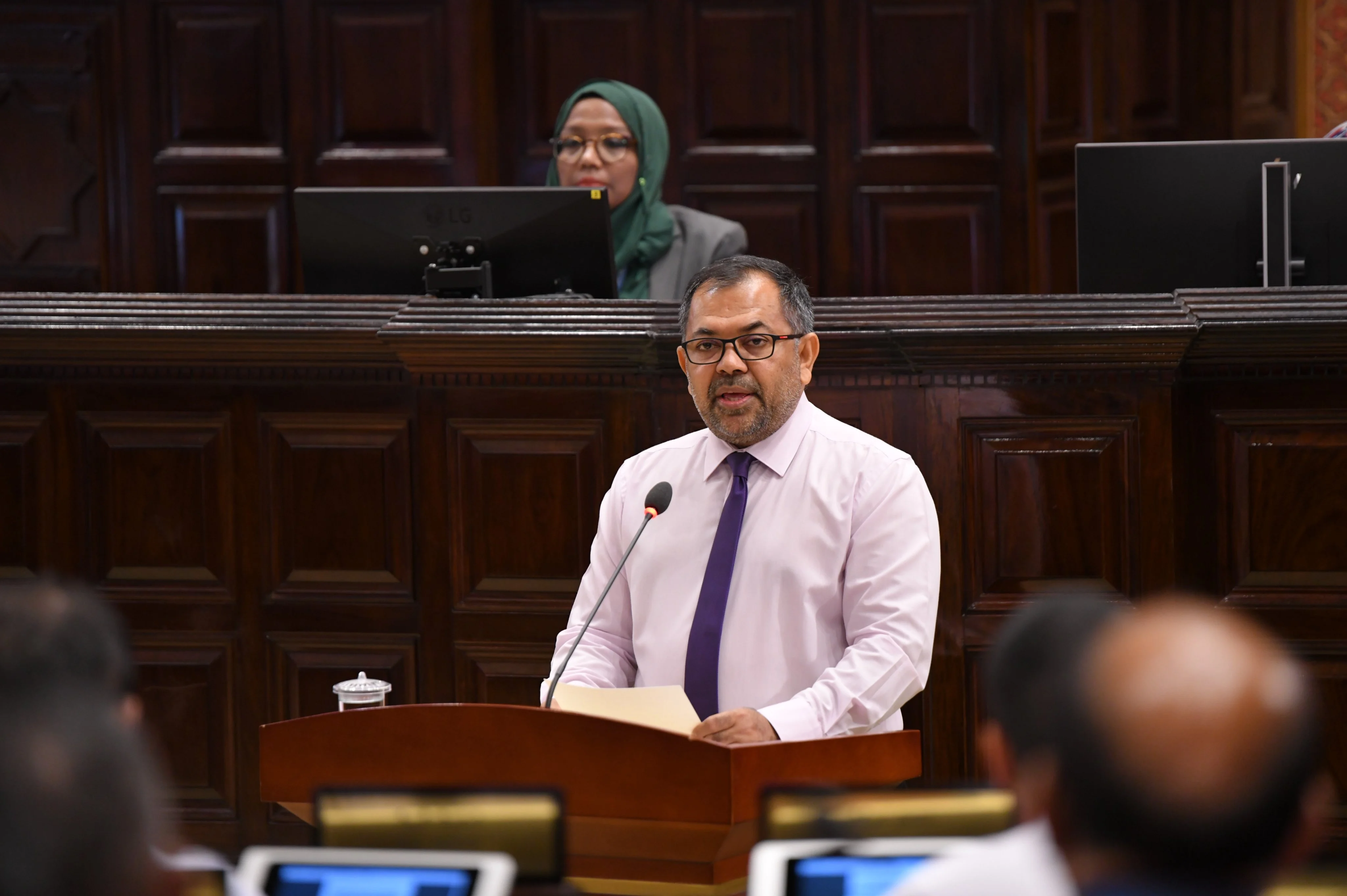 Finance Minister Moosa Zameer unveils MVR 56.6 billion budget