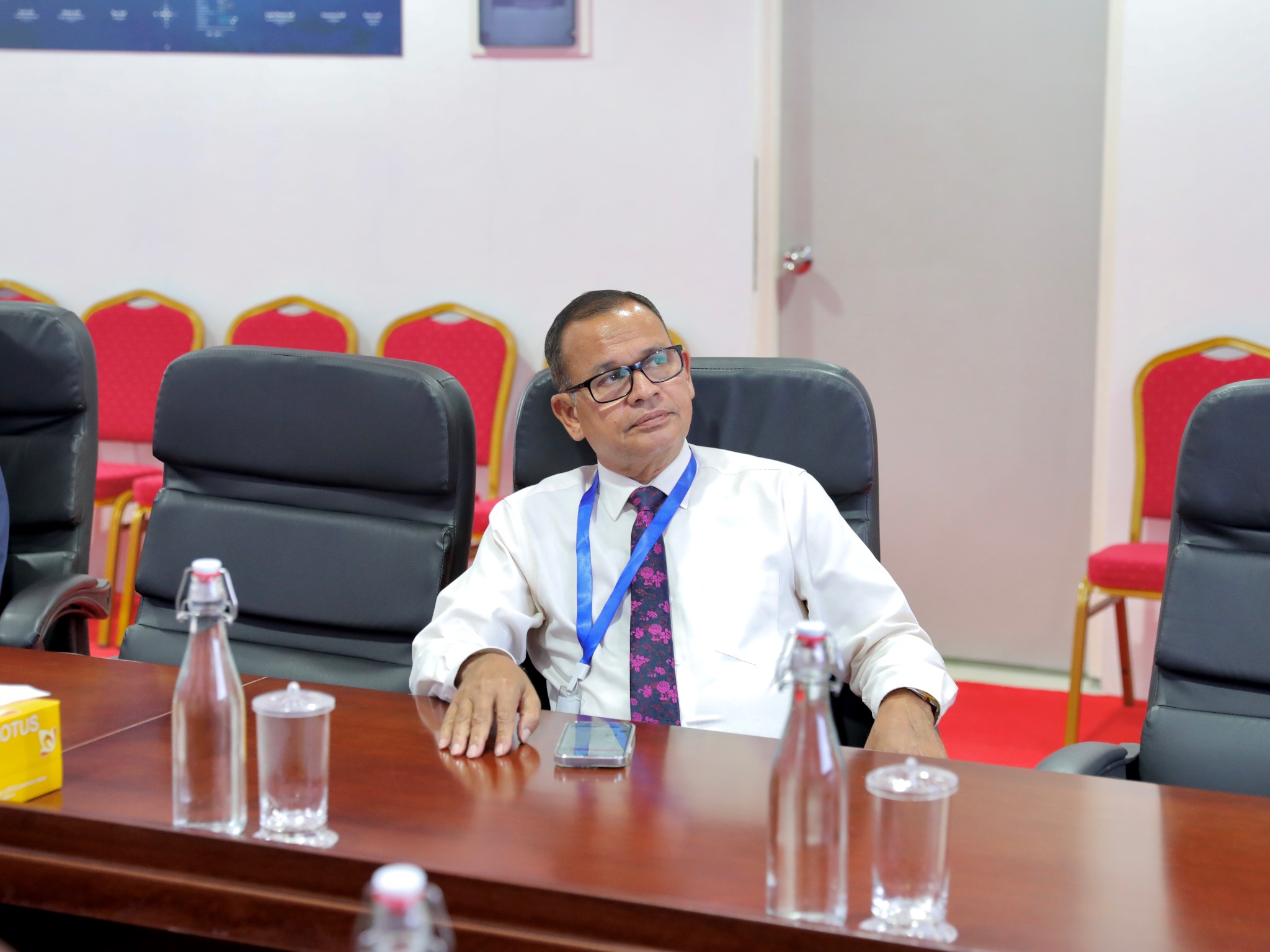 Minister of Cities, Local Government, and Public Works, Adam Shareef Umar