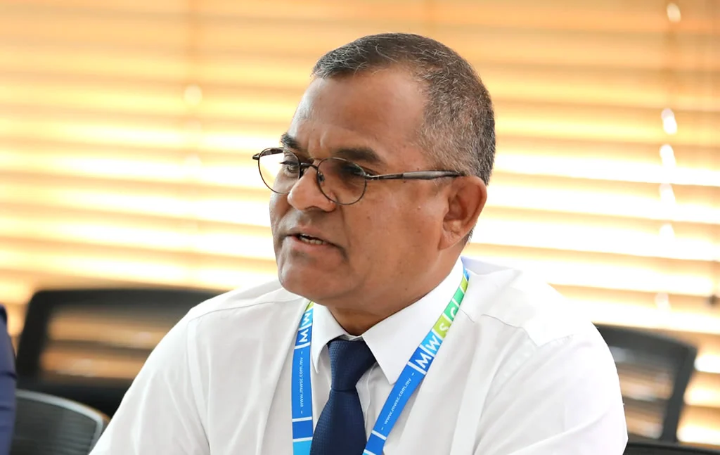 Maldives Water and Sewerage Company (MWSC) Managing Director Abdul Matheen Mohamed
