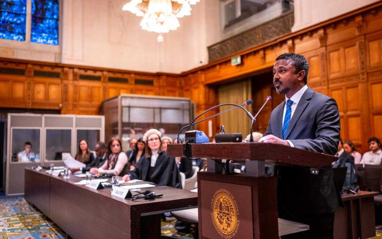 Maldives presents oral submissions at ICJ in support of Palestine