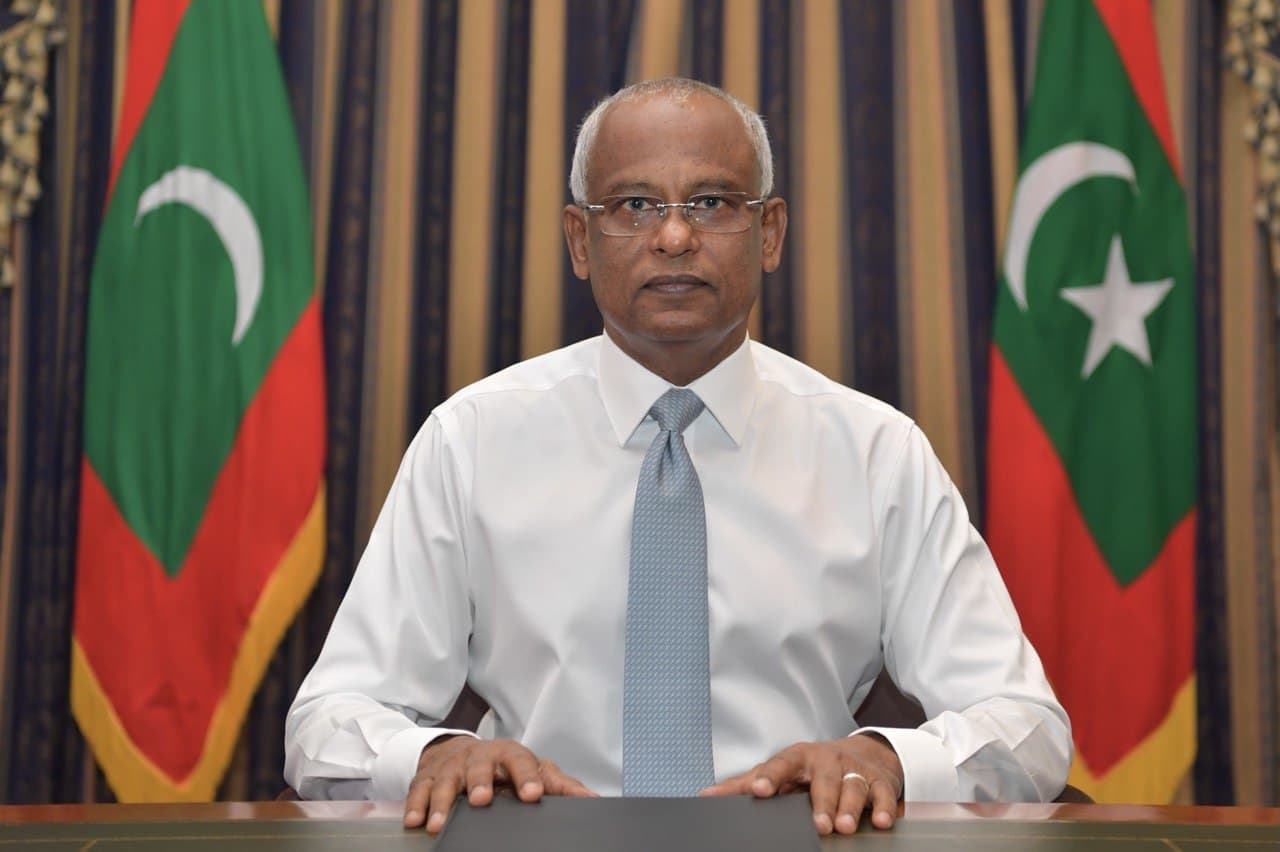 President Ibrahim Mohamed Solih.