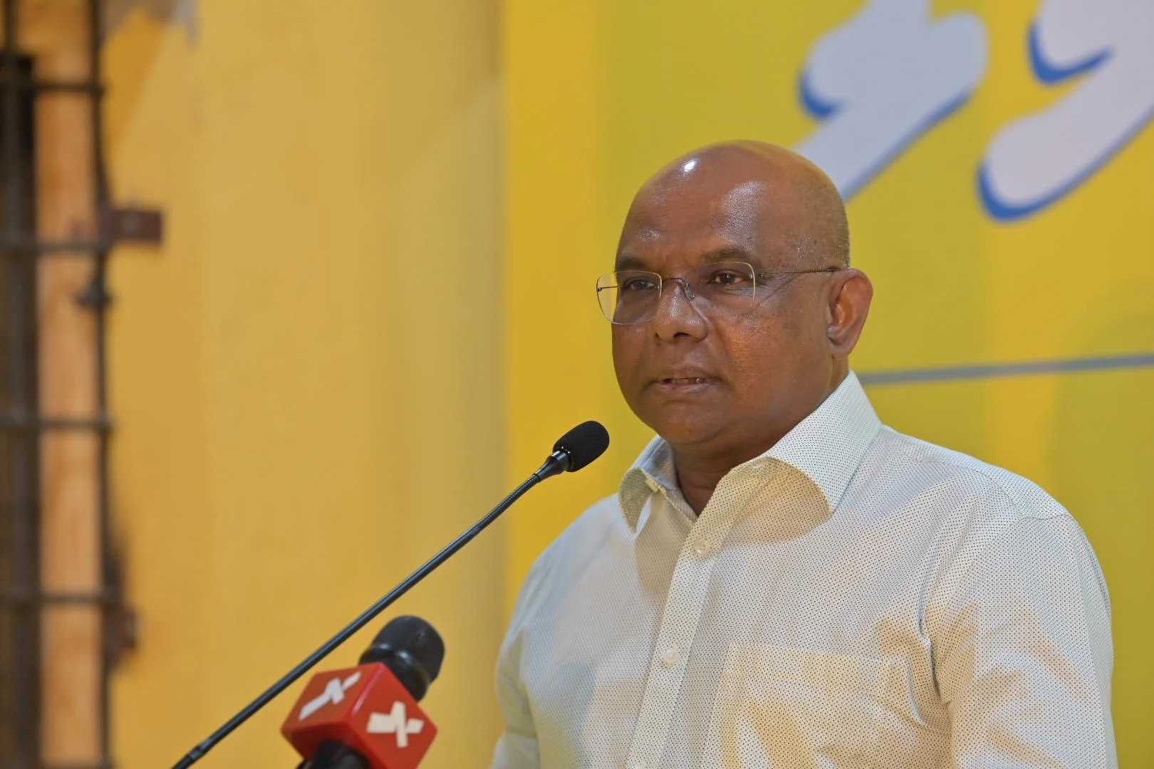 Former Foreign Minister and President of the Maldivian Democratic Party (MDP), Abdullah Shahid.