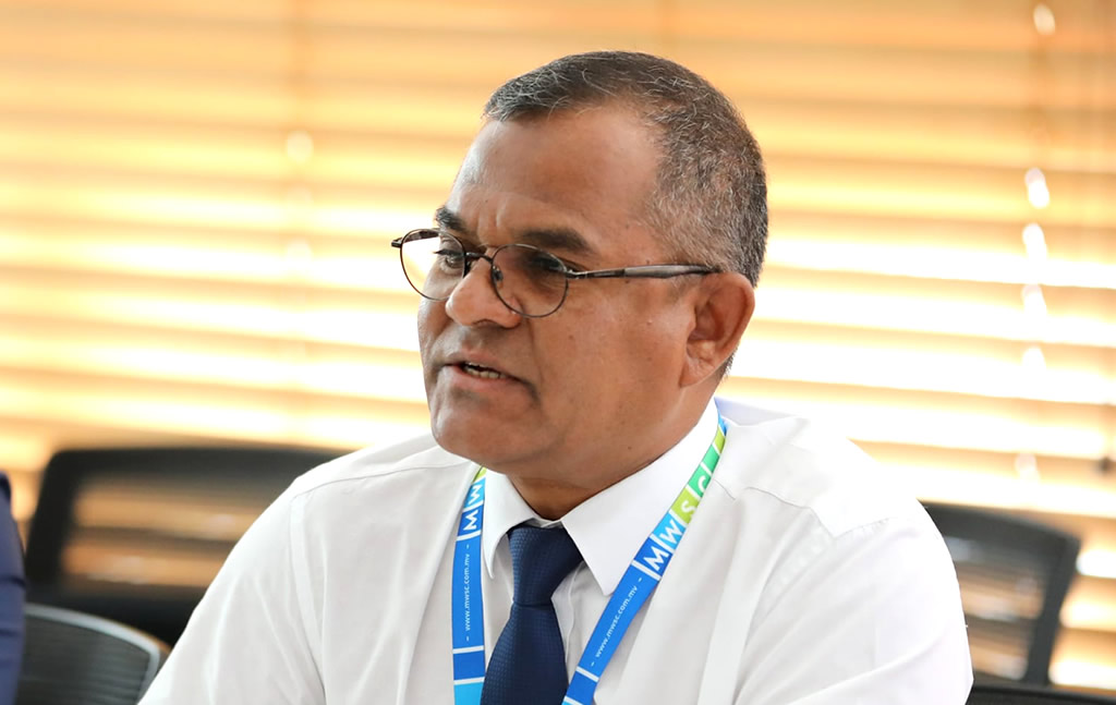 އެމްޑަބްލިޔުއެސްސީގެ މެނޭޖިން ޑިރެކްޓަރ ޢަބްދުލް މަޠީން