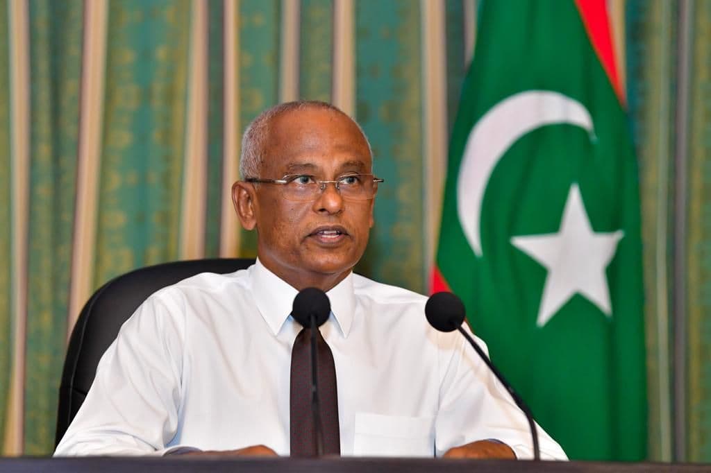 President of the Maldives, Ibrahim Mohamed Solih.