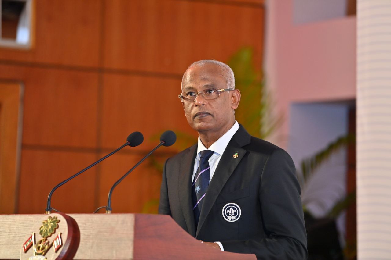 ސްކައުޓް ހަރަކާތް ފުޅާ ކޮށްގެން މުޖްތަމަޢުގައި ހުރި ގިނަ މައްސަލަތަކަށް ޙައްލުހޯދޭނެ: ރައީސް