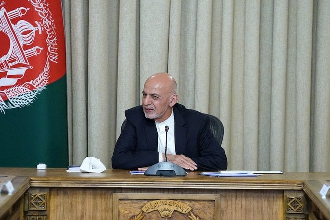 President Ashraf Ghani in Kabul. (AFP)