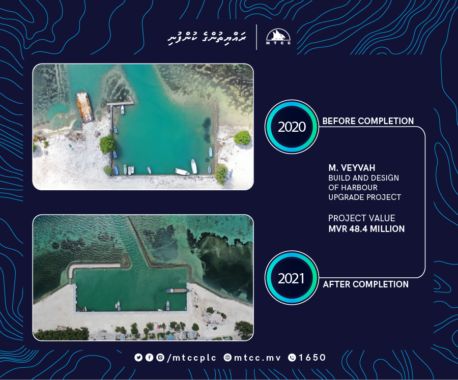 ވޭވަށުގެ ބަނދަރުގެ މަސައްކަތް ނިއްމާލައިފި