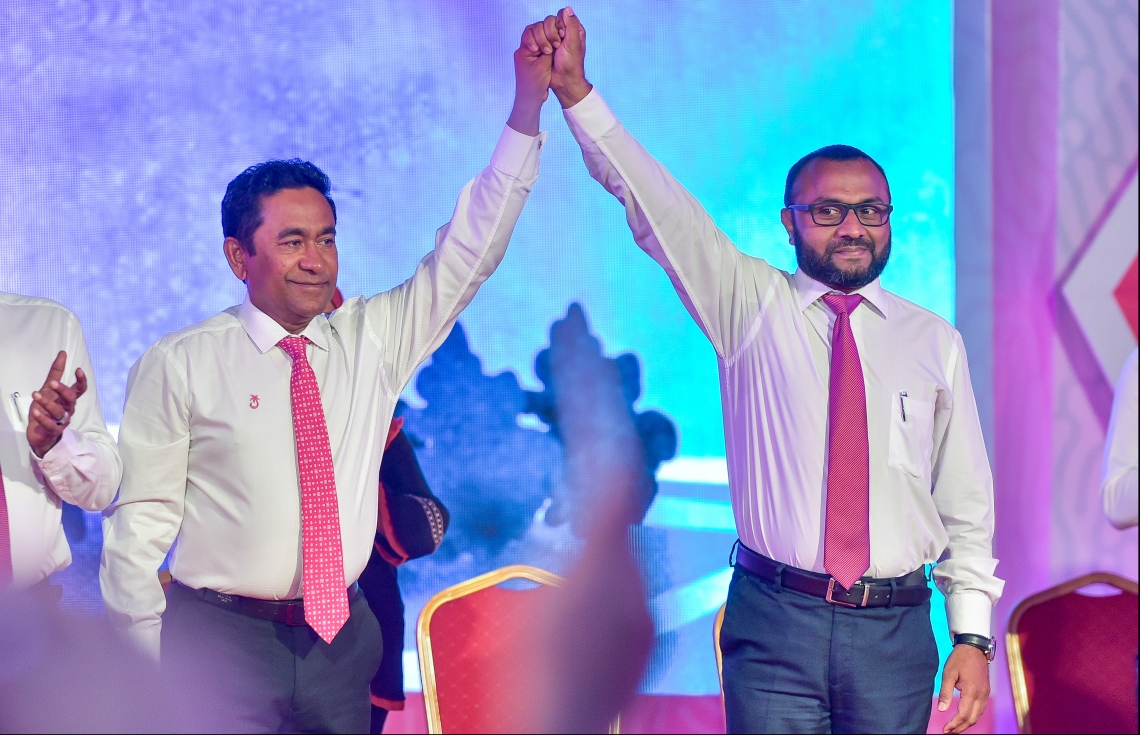 ރައީސް ޔާމީންގެ ވެރިކަން ވައްޓާލަން އުޅުނީ މަރުގެ ހުކުމް ތަންފީޒުކުރަން އުޅުމުން: ޝަހީމް