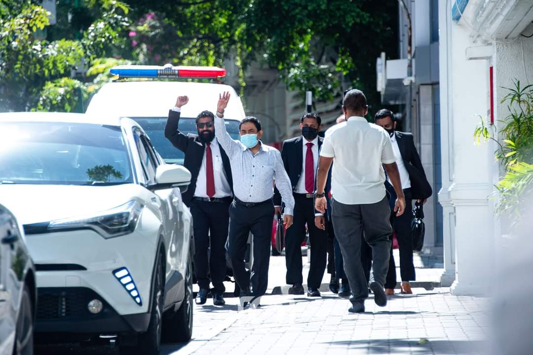 ކުރީގެ ރައީސުލްޖުމްހޫރިއްޔާ އަދި އިދިކޮޅު ލީޑަރު، ރައީސް އަބްދުﷲ ޔާމީން އަބްދުލްގައްޔޫމް