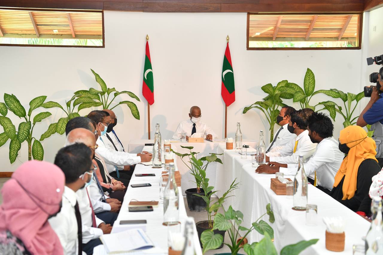 ރައީސް ޞާލިޙް ހަނިމާދޫ ކައުންސިލާ ބައްދަލު ކުރެއްވުން