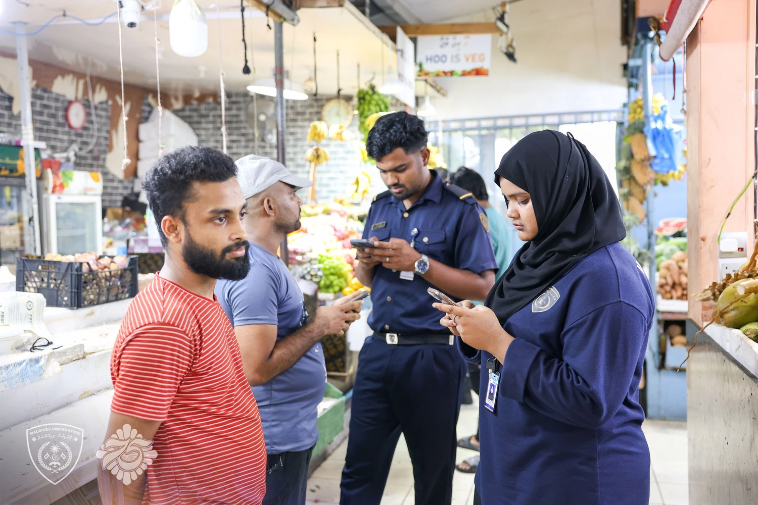 މާލޭގެ 9 ސަރަހައްދަކުން ޤަވާއިދާ ޚިލާފަށް އުޅެމުންދިޔަ 24 ބިދޭސީން އަތުލައިގެންފި