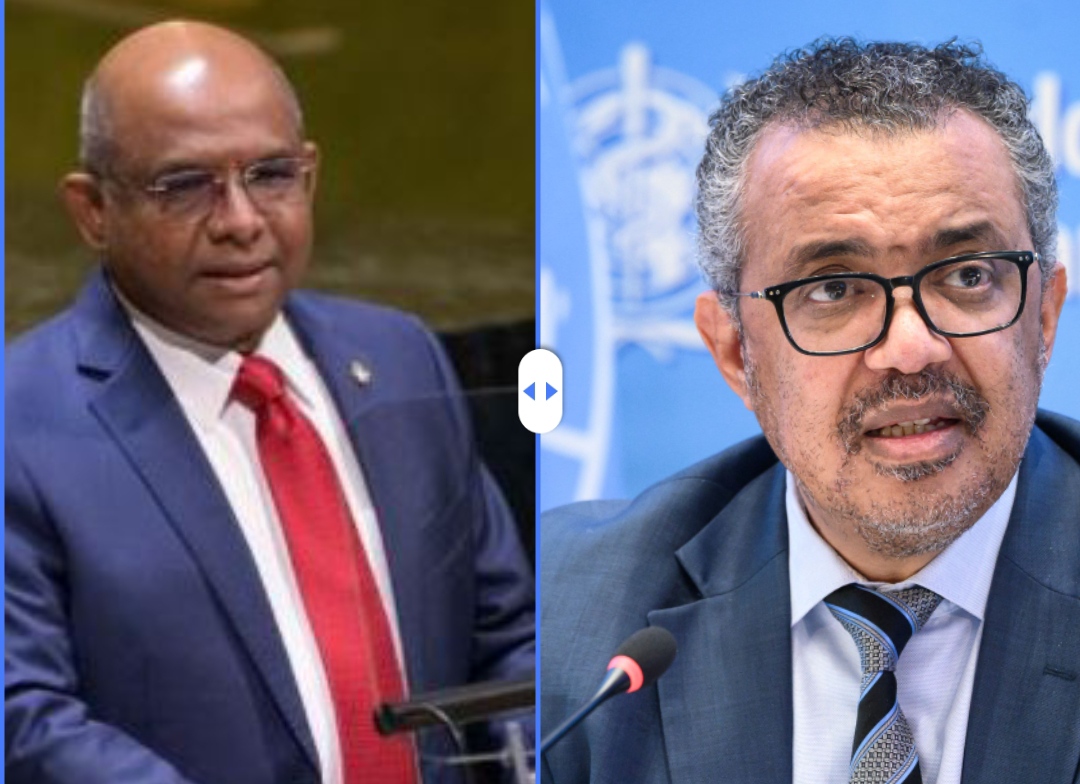 ވެކްސިނާއި ގުޅޭގޮތުން ޑަބްލިޔުއެޗްއޯގެ ވެރިޔާއާއެކު ޝާހިދު މަޝްވަރާކުރައްވައިފި