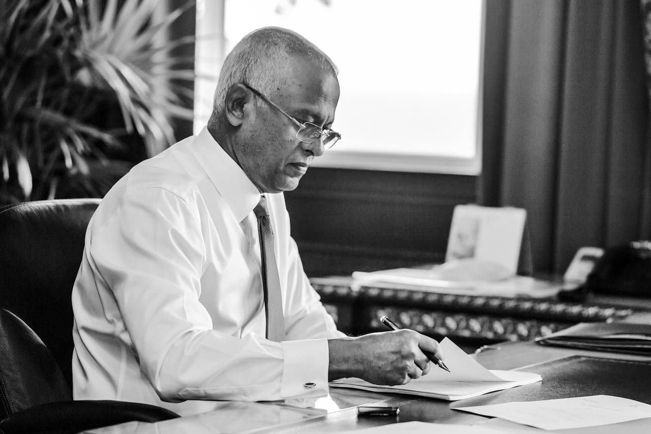 President Ibrahim Mohamed Solih.