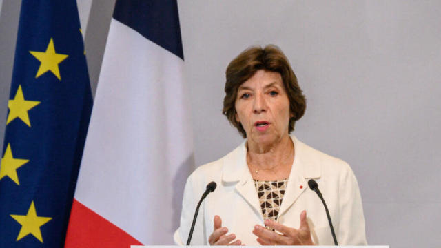 French Foreign Minister Catherine Colonna.