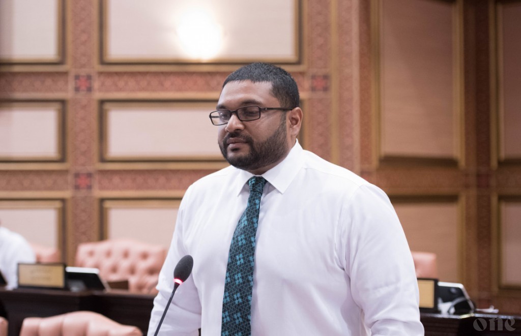 Parliament member Mohamed Ghassan Maumoon. Photo: Parliament.