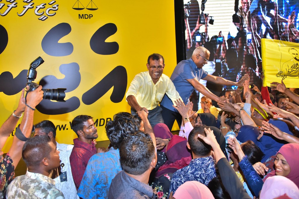 ރައީސް އިބްރާހިމް މުޙައްމަދު ޞާލިޙް (ކ) އާއި ރައީސް މުޙައްމަދު ނަޝީދު )ވ(