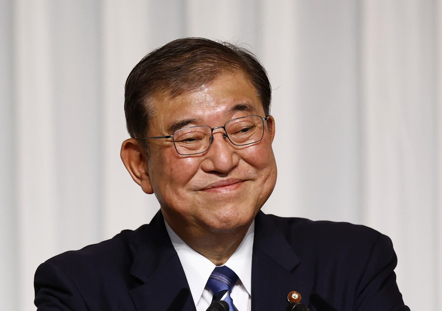 Newly appointed Japanese Prime Minister Shigeru Ishiba