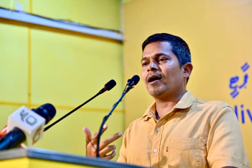 Former MP Hussain Mohamed . --Photo: MDP