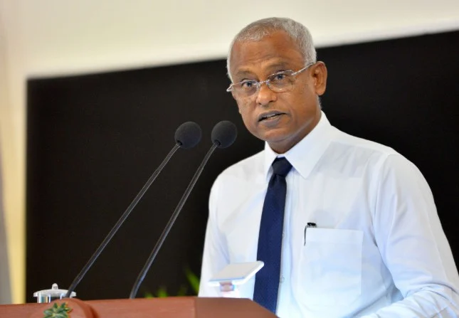 Former President Ibrahim Mohamed Solih