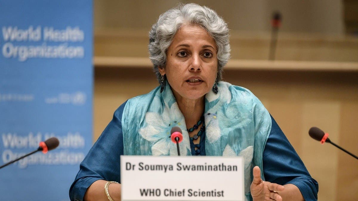 The World Health Organization’s (WHO) chief scientist Soumya Swaminathan.